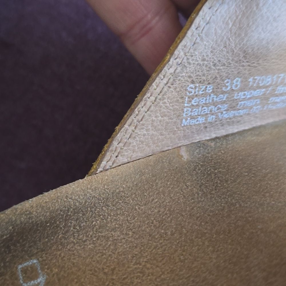 Dansko Tarin Yellow Leather Strappy Wedge Sandals Sz 38 US 8 Comfort - Picture 5 of 8